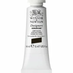 Winsor & Newton Designers gouache 14 ml Lamp black 337