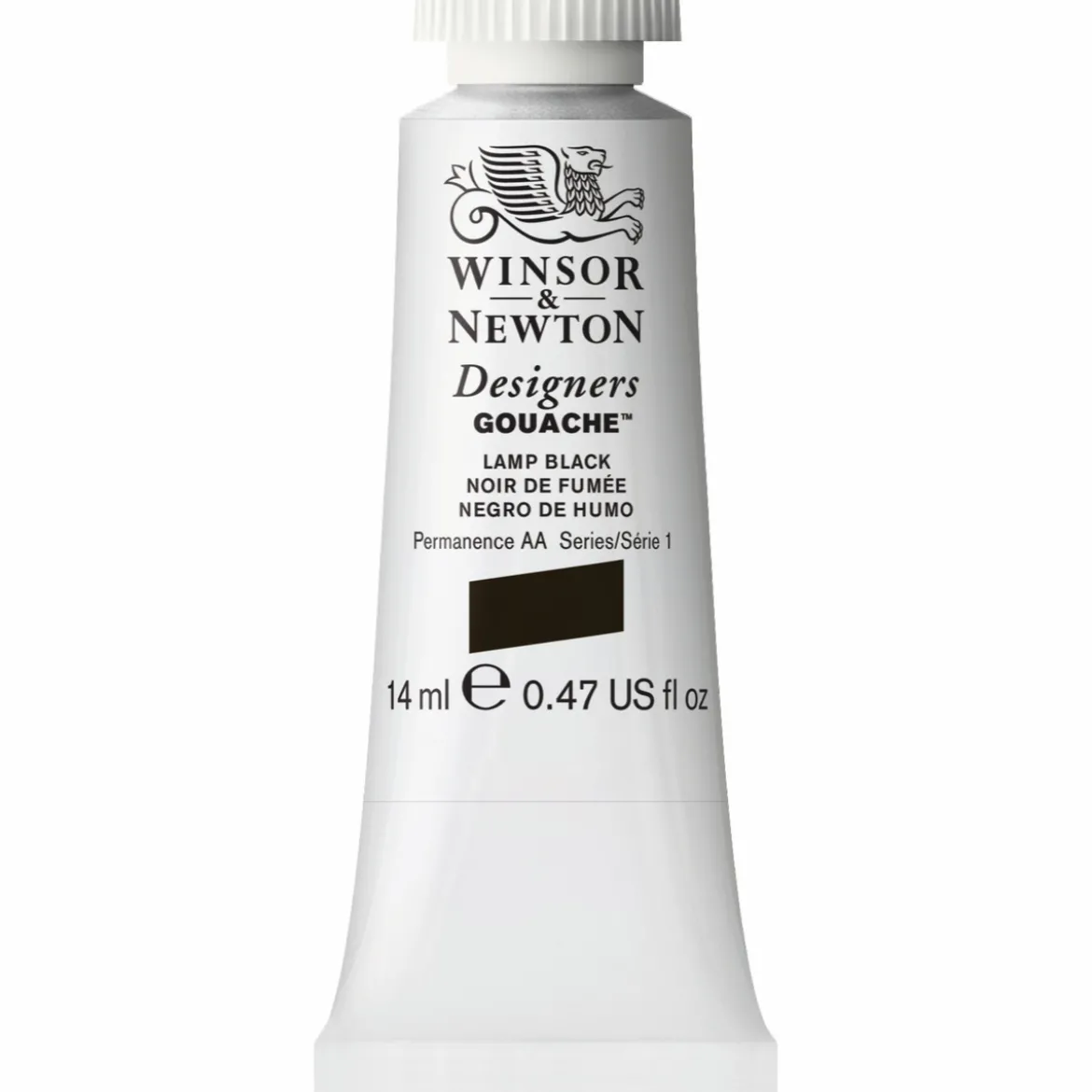 Winsor & Newton Designers gouache 14 ml Lamp black 337