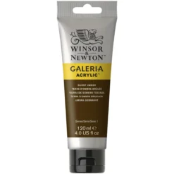 Winsor & Newton Galeria akrylfärg 120 ml Burnt Umber 076