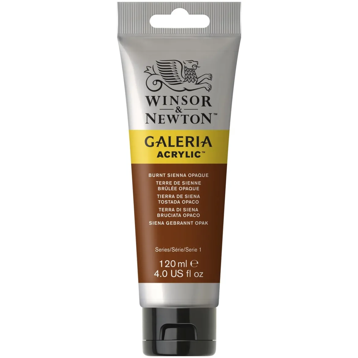Winsor & Newton Galeria akrylfärg 120 ml Burnt Sienna Opaque 077