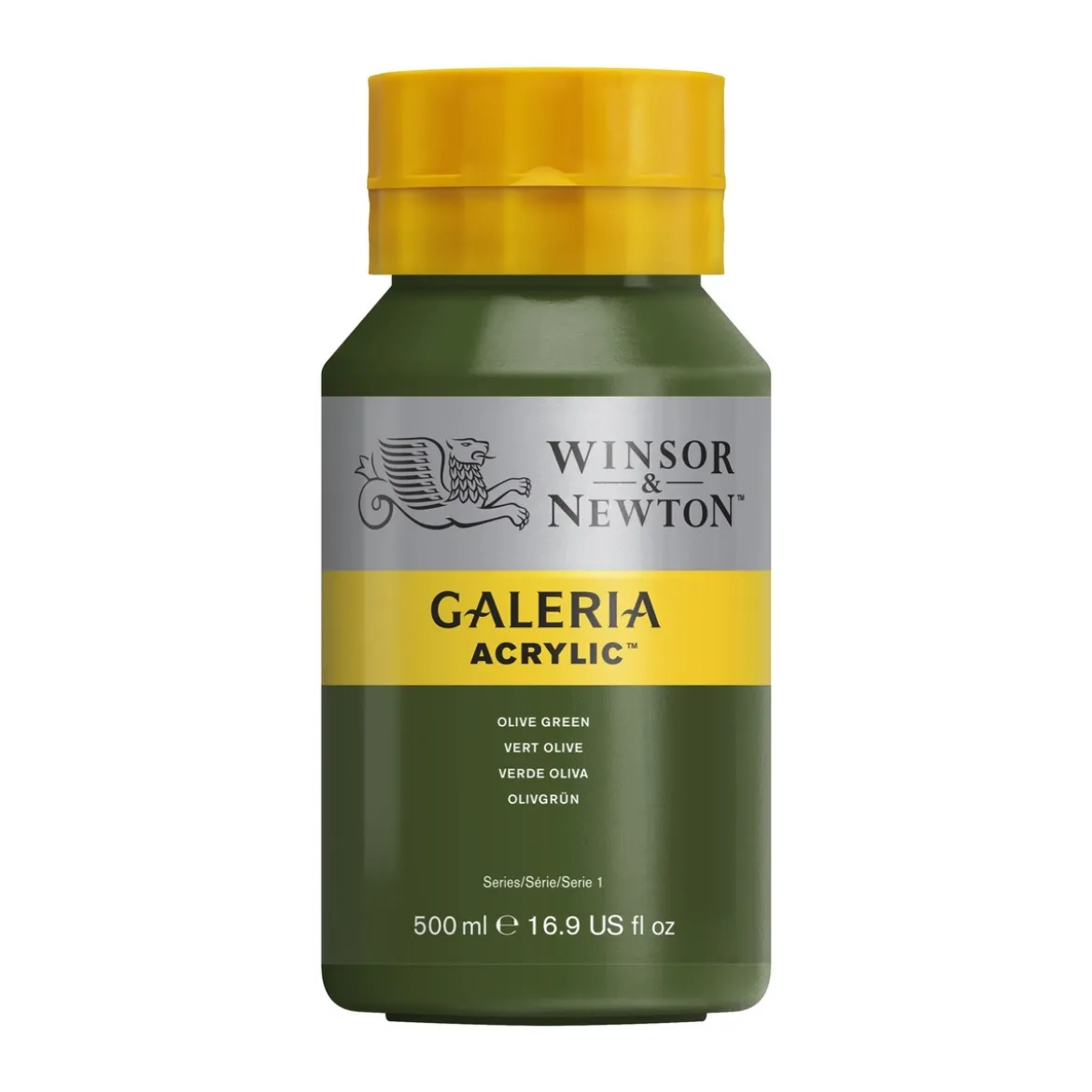 Winsor & Newton Galeria akrylfärg 500 ml Olive Green 447