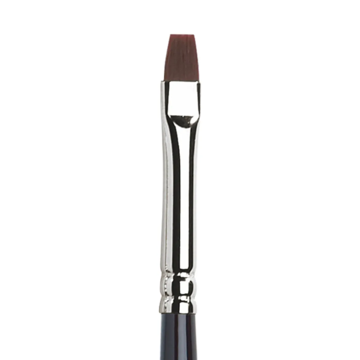Winsor & Newton Galeria Short Flat Bright 2, lång flatborstad syntetpensel med långt skaft för olja & akryl