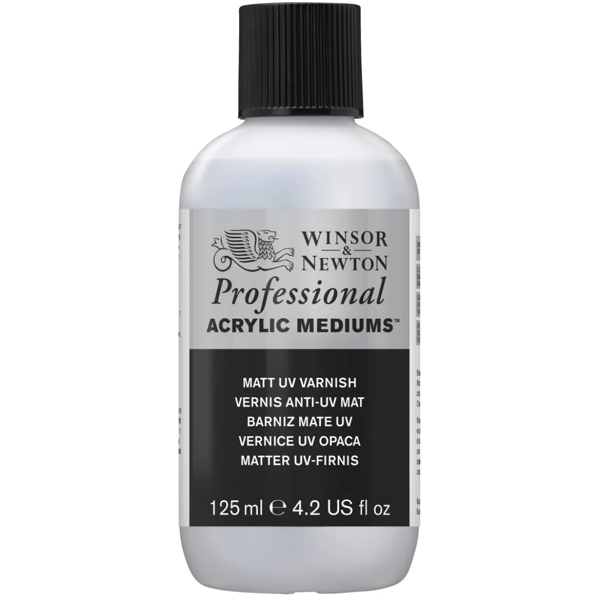 Winsor & Newton Matt UV Varnish 125 ml, skyddande fernissa mot solljus, damm etc.