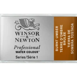 Winsor & Newton Professional akvarellfärg helkopp Burnt Umber 076