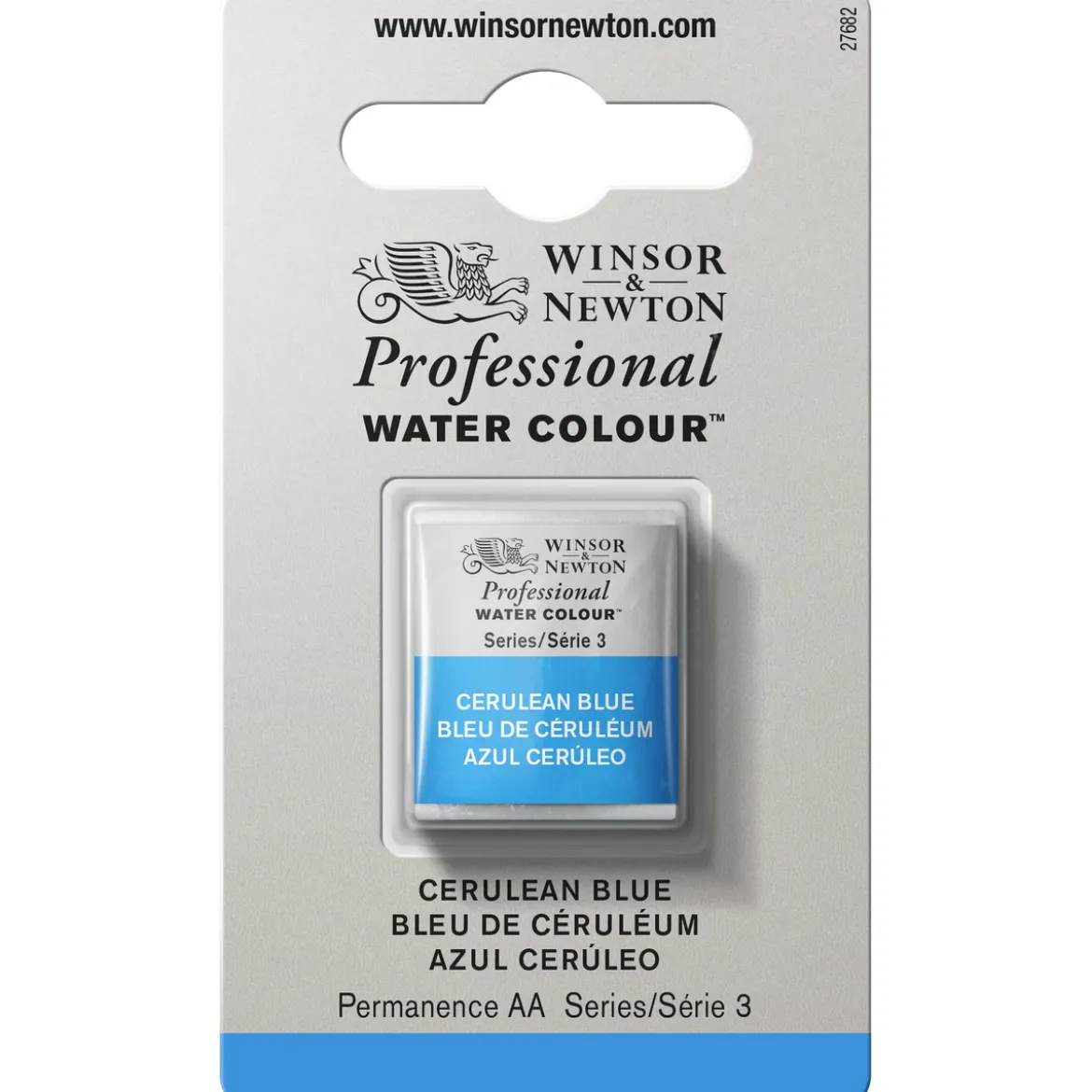 Winsor & Newton Professional akvarellfärg halvkopp Cerulean Blue 137