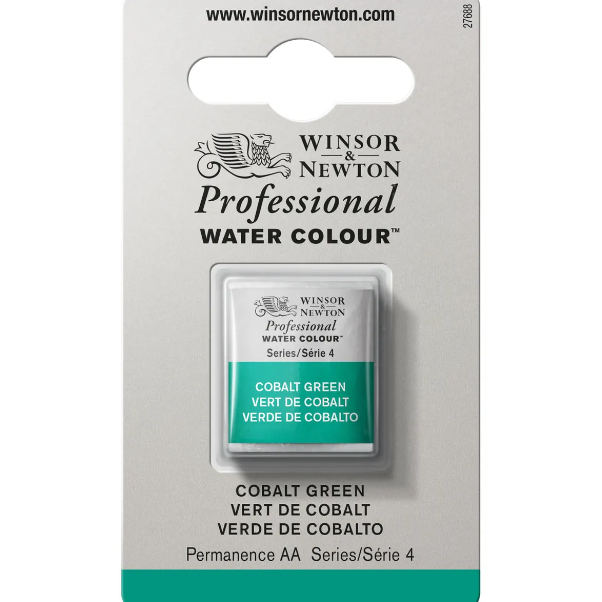 Winsor & Newton Professional akvarellfärg halvkopp Cobalt Green 184