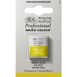 Winsor & Newton Professional akvarellfärg halvkopp Green Gold 294