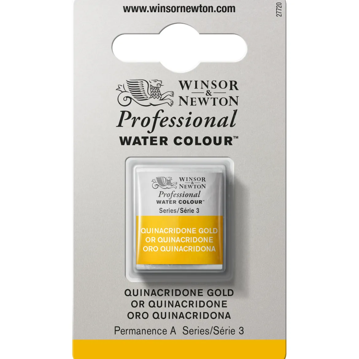 Winsor & Newton Professional akvarellfärg halvkopp Quinacridone Red 548
