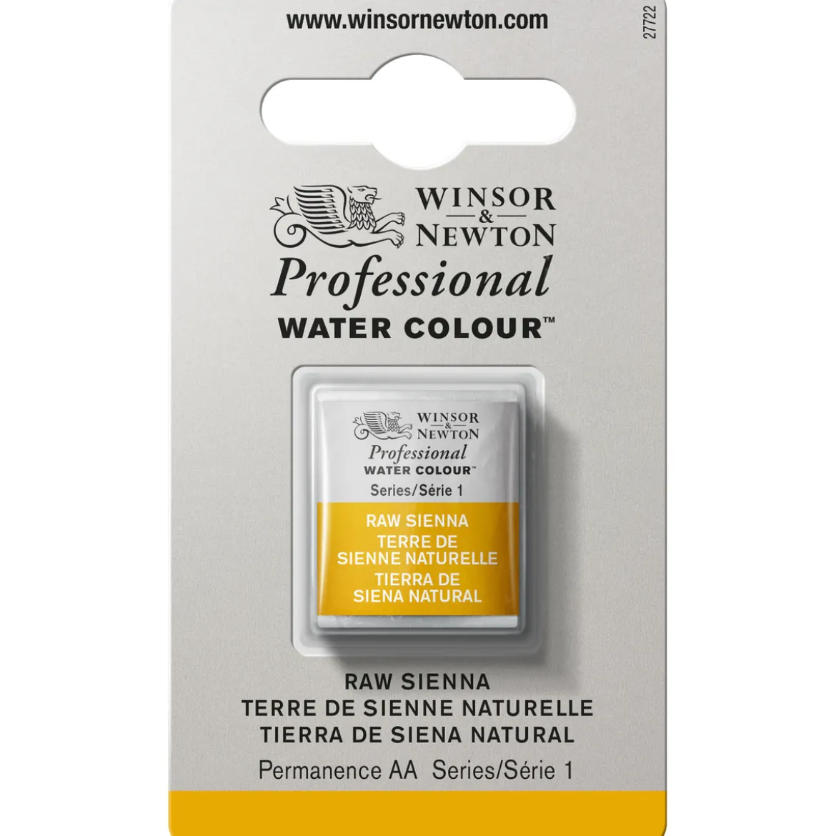Winsor & Newton Professional akvarellfärg halvkopp Raw Umber 554