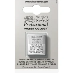 Winsor & Newton Professional akvarellfärg halvkopp Titan White (Op) 644