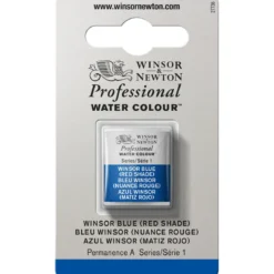 Winsor & Newton Professional akvarellfärg halvkopp Wins Blue (red shade) 709