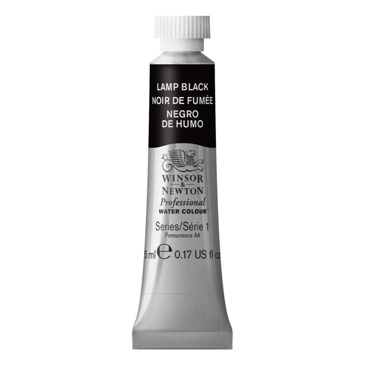 Winsor & Newton Professional akvarellfärg 5 ml Lamp Black 337
