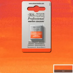 Winsor & Newton Professional akvarellfärg halvkopp Transparent Orange 650