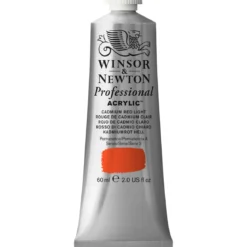 Winsor & Newton Professional akrylfärg 60 ml Cadmium Red light 100