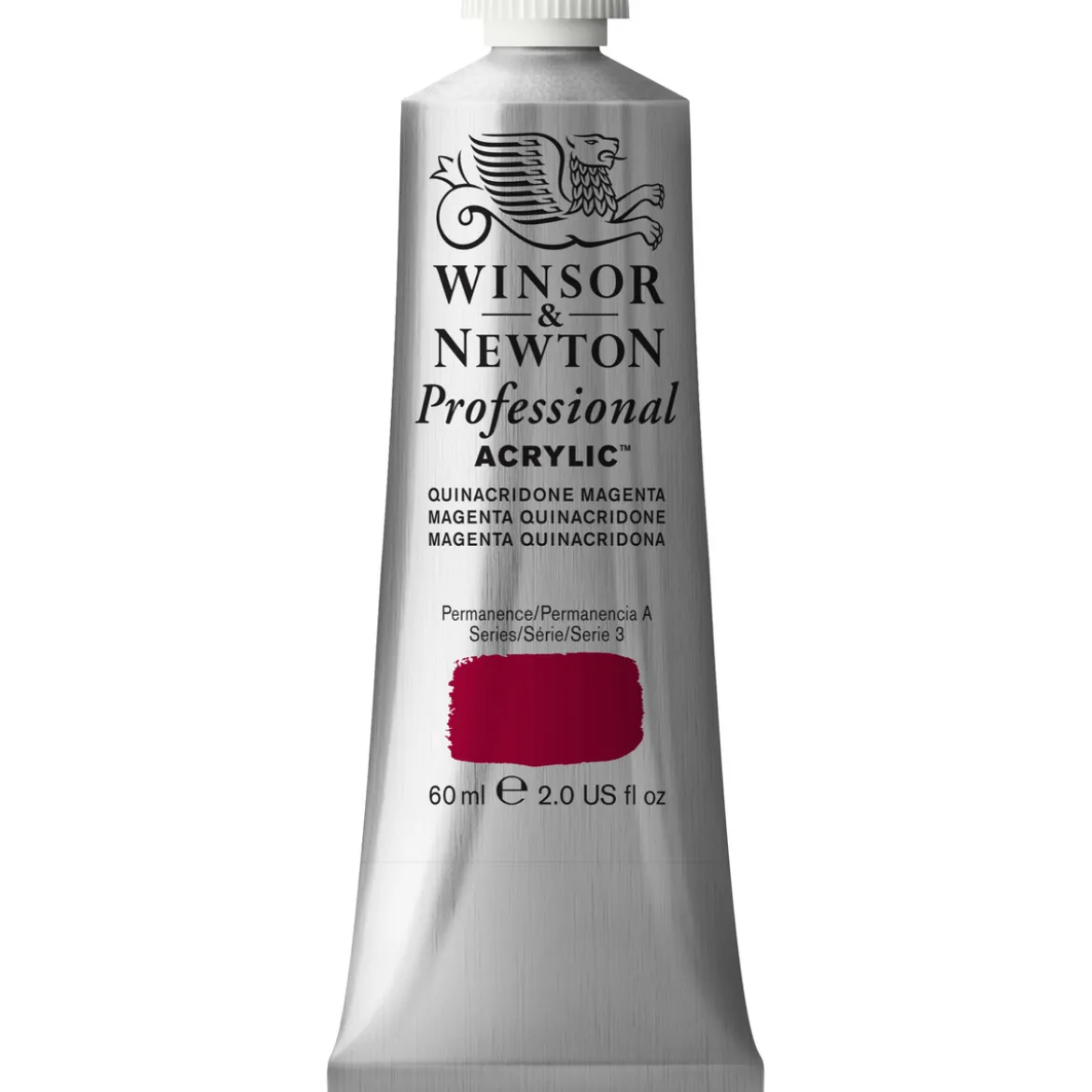 Winsor & Newton Professional akrylfärg 60 ml Quinacridone Magenta 545