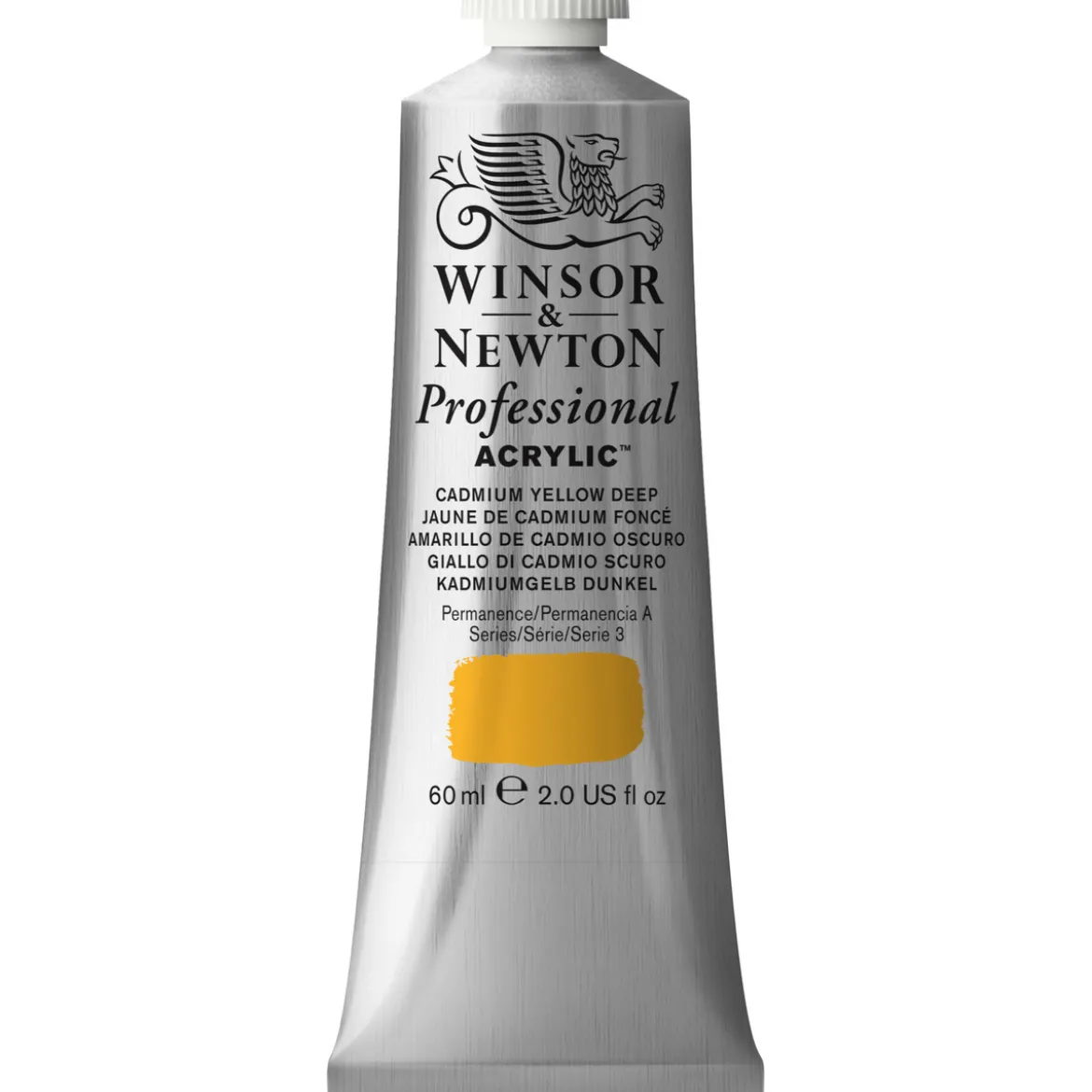 Winsor & Newton Professional akrylfärg 60 ml Cadmium Yellow deep 111