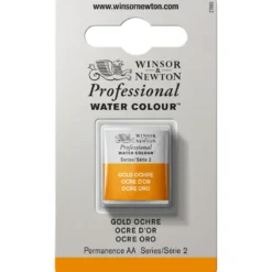 Winsor & Newton Professional akvarellfärg halvkopp Gold Ochre 285