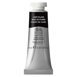 Winsor & Newton Professional akvarellfärg 14 ml Lamp Black 337