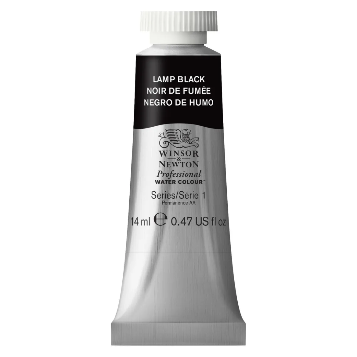 Winsor & Newton Professional akvarellfärg 14 ml Lamp Black 337