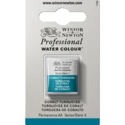 Winsor & Newton Professional akvarellfärg halvkopp Cobalt Turquoise 190