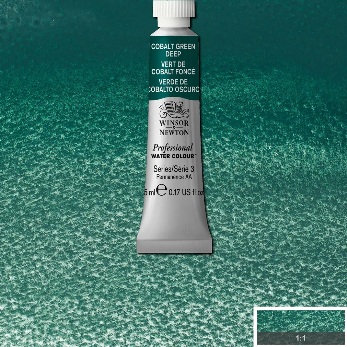 Winsor & Newton Professional akvarellfärg 5 ml Cobalt Green Deep 185