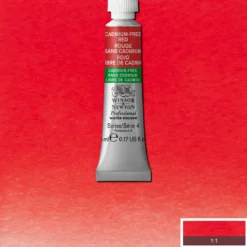 Winsor & Newton Professional akvarellfärg 5 ml Cadmium-Free Red 901