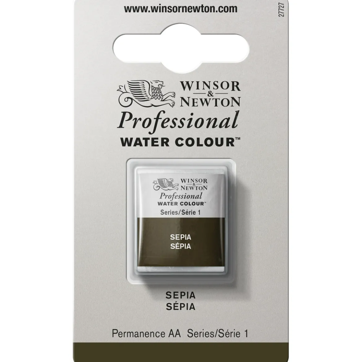 Winsor & Newton Professional akvarellfärg halvkopp Sepia 609