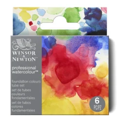 Winsor & Newton Professional Foundation Set akvarellfärger, 6×5 ml i tuber