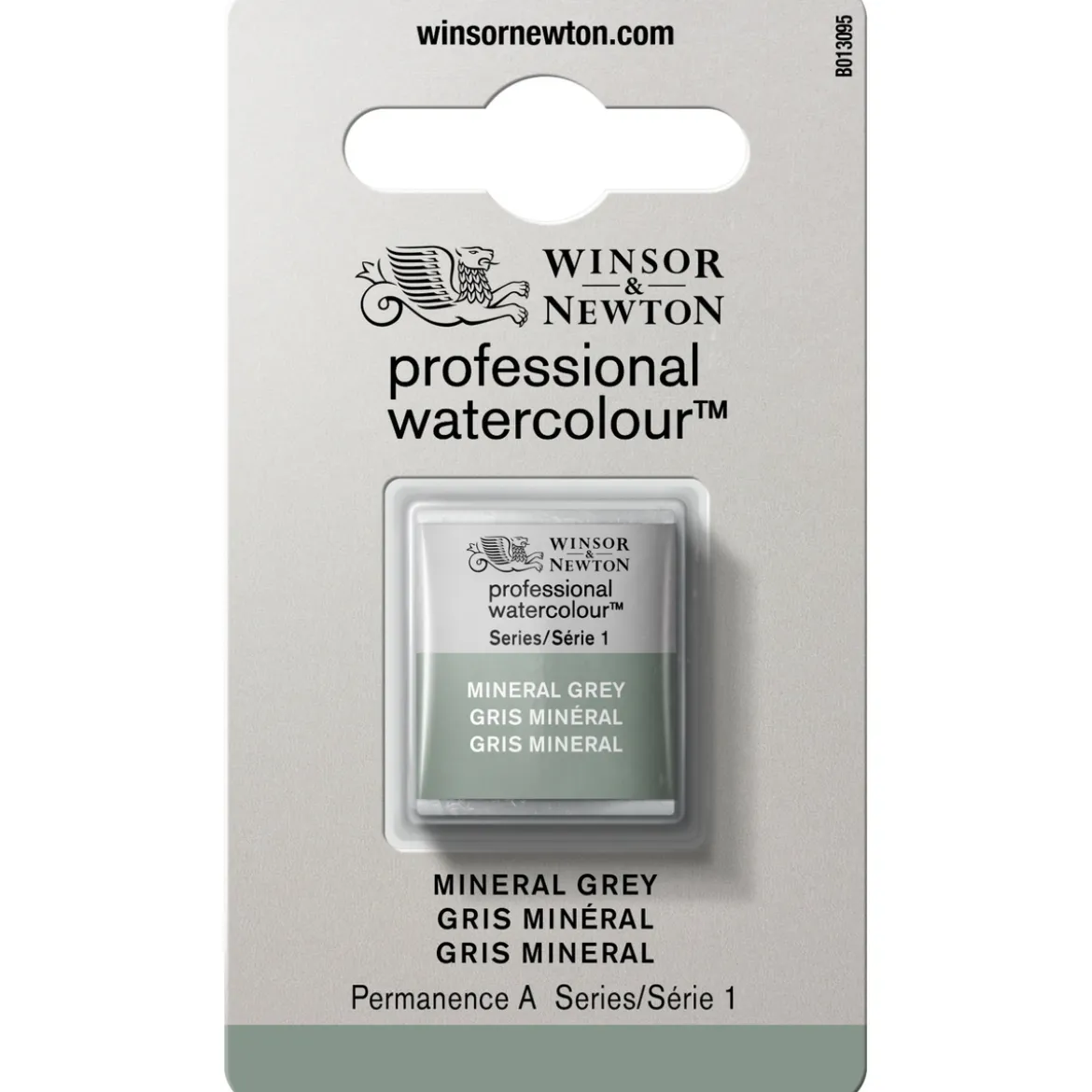 Winsor & Newton Professional Revival akvarellfärg halvkopp Mineral Grey 427