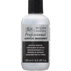 Winsor & Newton Satin UV Varnish 125 ml, skyddande fernissa mot solljus, damm etc.