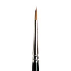 Winsor & Newton Series 7 Finest Sable 1, handgjord & exklusiv akvarellpensel med rund spets av mårdhår