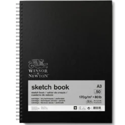 Winsor & Newton Sketch spiralbunden skissbok A3 (297×420 mm), 50 ark, 170 g/m²