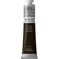 Winsor & Newton Winton oljefärg 200 ml Lamp Black 337