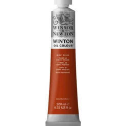 Winsor & Newton Winton oljefärg 200 ml Burnt Sienna 074