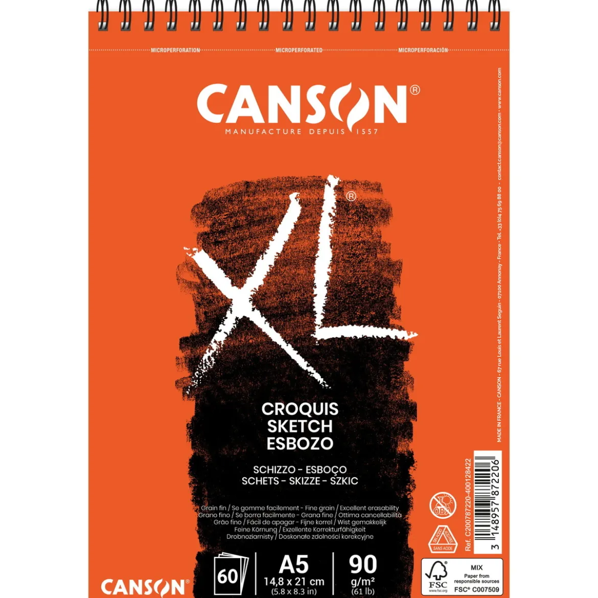 XL Croquis skissblock A5 90g