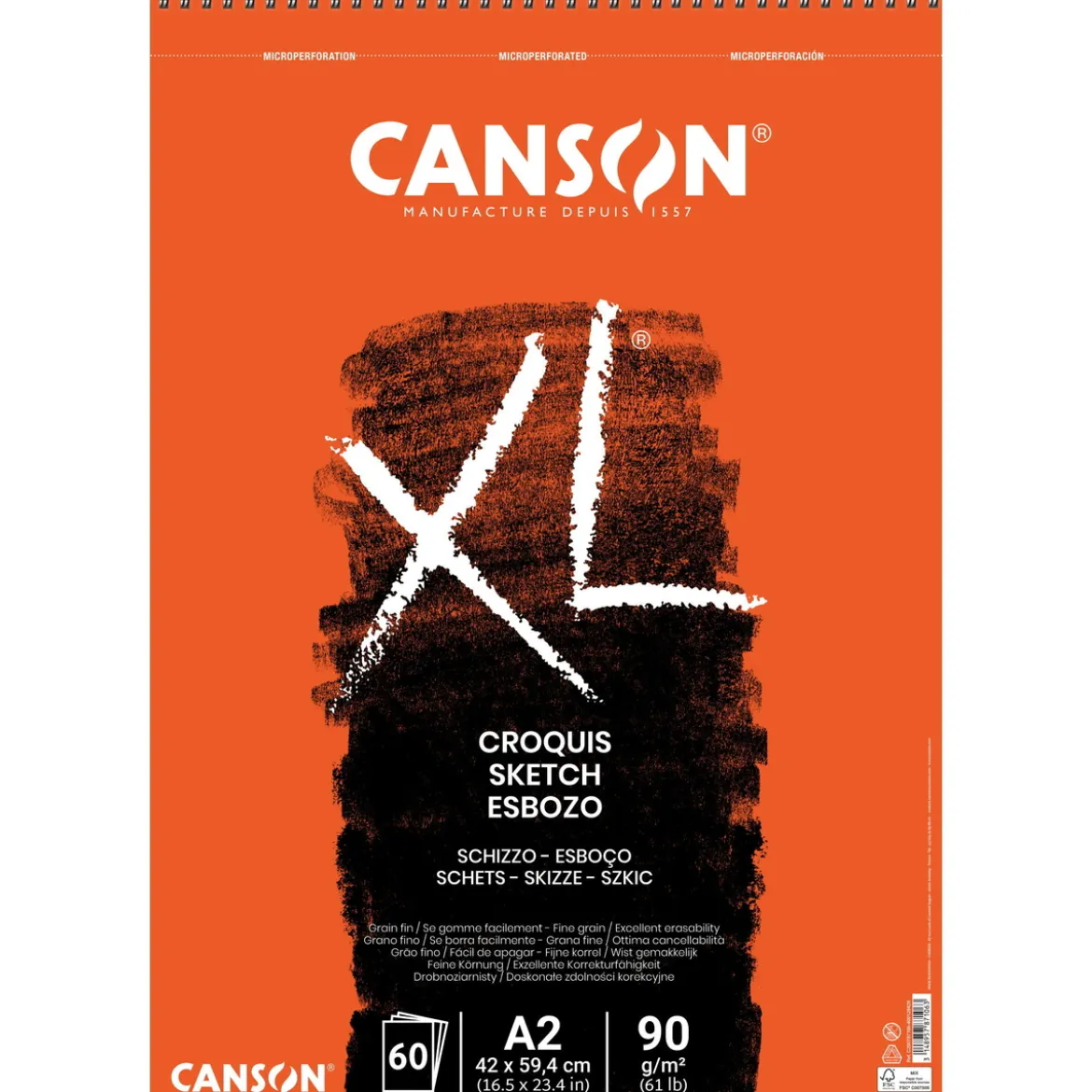 XL Croquis skissblock A2 90g