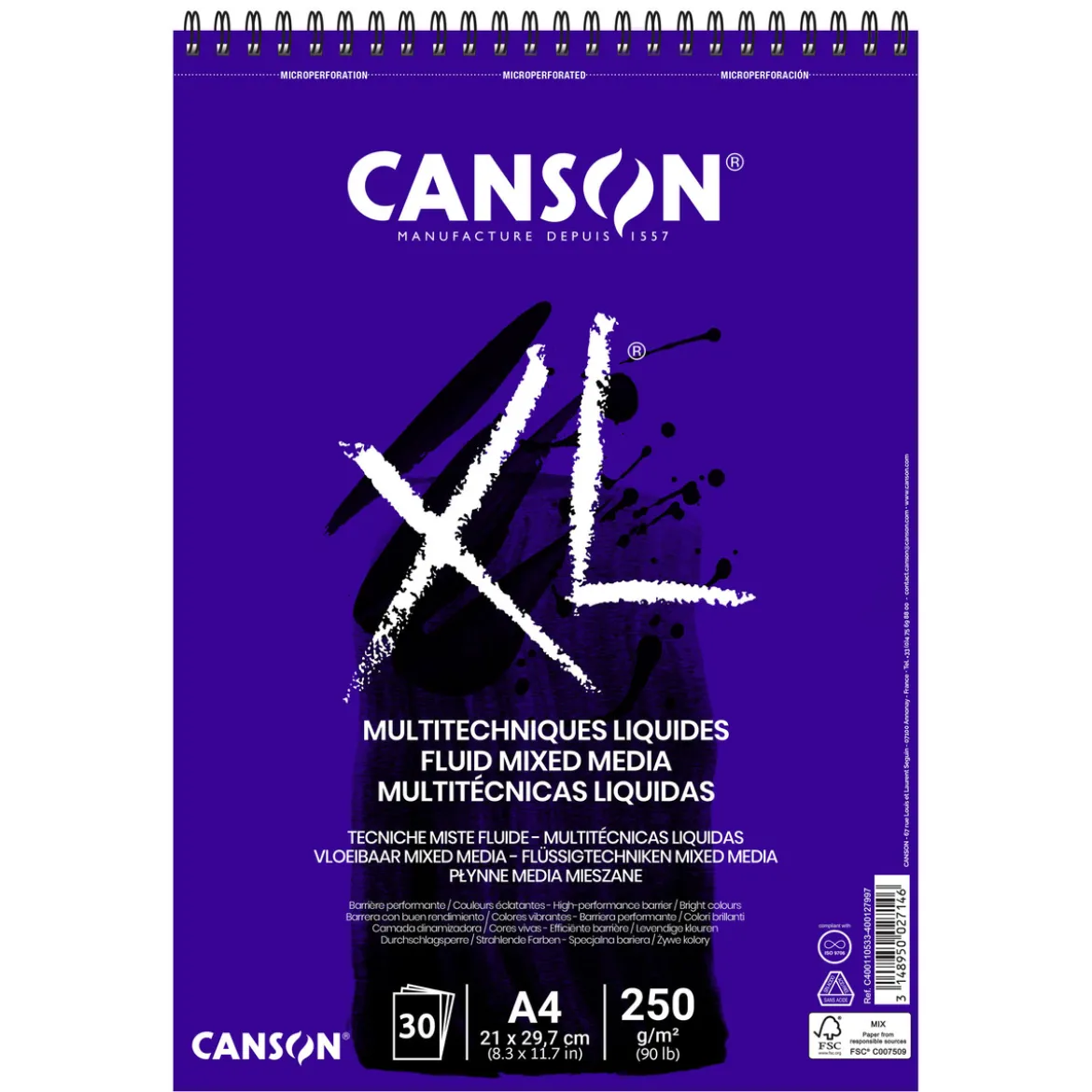 XL Fluid Media block A4 250g
